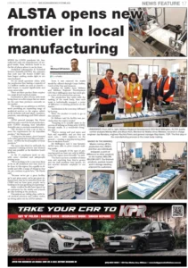 Mask manufacuring in the Mildura Weekly
